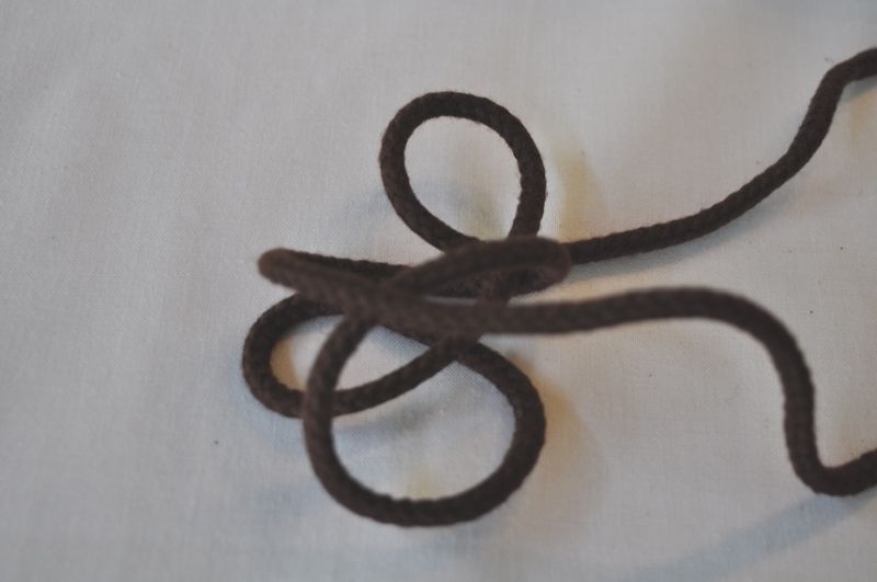 Baumwoll Kordel 6mm dunkelbraun