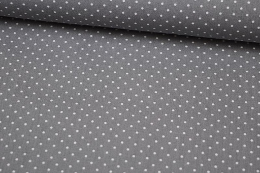 [4948.013] Baumwolle Small Dots by Poppy hellgrau