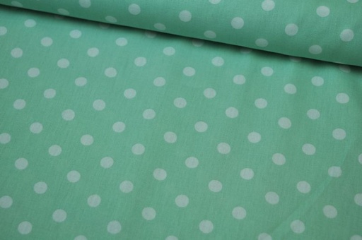 [4949.011] Baumwolle Big Dots by Poppy mint