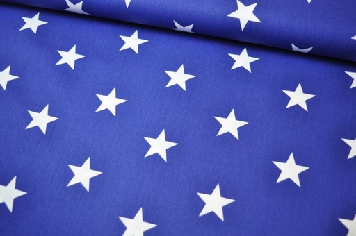 [4954.003] Baumwolle Stars by Poppy royalblau
