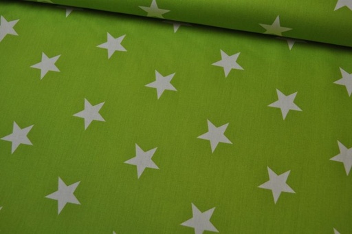 [4954.008] Baumwolle Stars by Poppy hellgrün
