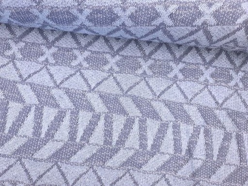 Strick mit Lurex blau