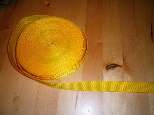 [490051.010] Gurtband 20 mm Gelb