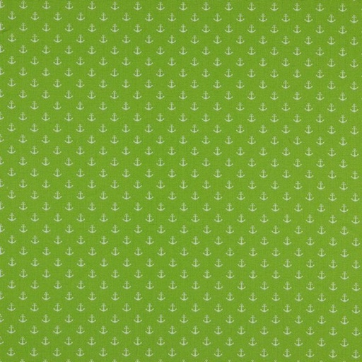 Baumwolle Petit Anchor by Poppy lime 008