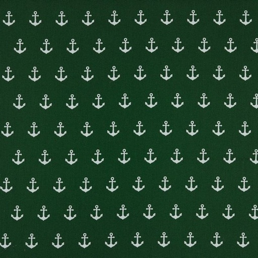 Baumwolle Anchor by Poppy dunkelgrün 027