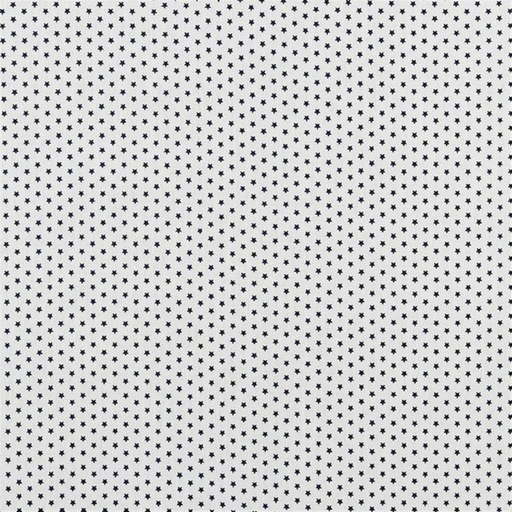 [4962.102] Baumwolle Mini Stars by Poppy weiß/navy