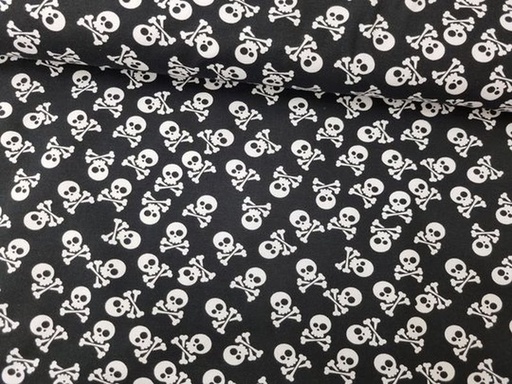 Jersey Totenkopf schwarz/weiß