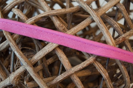 Paspelband baumwolle 12mm dunkelrosa