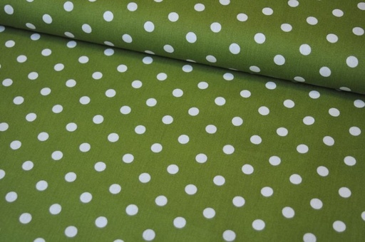 [4949.017] Baumwolle Big Dots by Poppy grasgrün