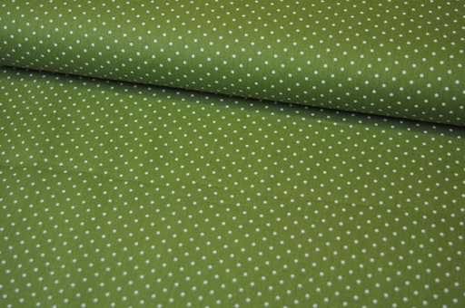 [4948.017] Baumwolle Small Dots by Poppy grasgrün