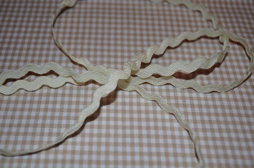 Zackenlitze 5mm creme