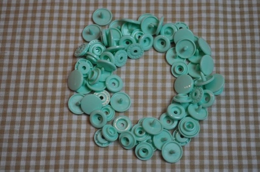 30 Baby Snaps T5 Farbe B19 Pastel Green (Mint)
