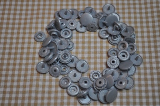 30 Baby Snaps T5 Farbe B45 Silver