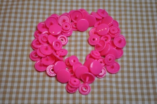 30 Baby Snaps T5 Farbe B47 neon Pink