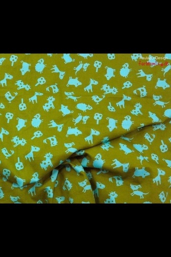 LIEFERBAR Farbenmix püdorf  Baumwolle grün