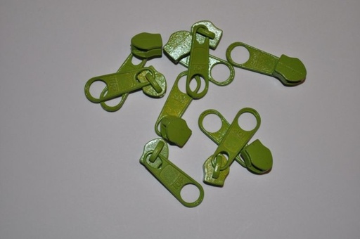 [70270.234] Schieber/Zipper 5 mm Reißverschluss grün