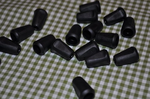 Kordelstopper Kordelende schwarz