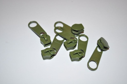 [70270.263] Schieber/Zipper 5 mm Reißverschluss tannengrün