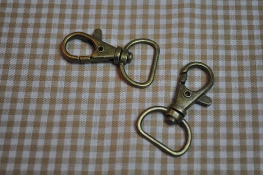 Karabinerhaken 20 mm Bronze