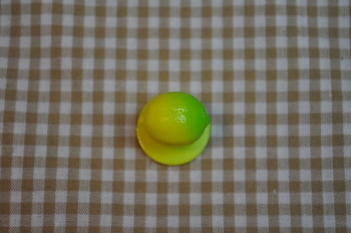 Kochjacken Knopf Zitrone