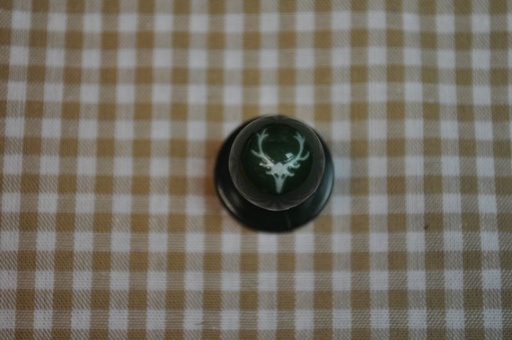 Kochjacken Knopf Hirsch