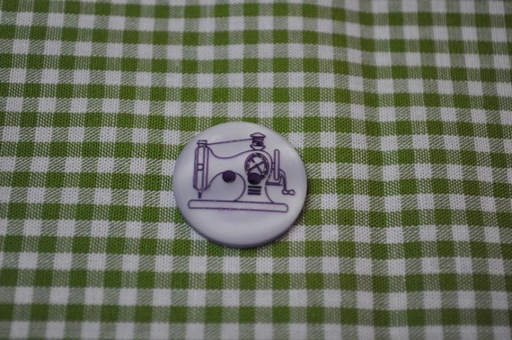 Kunstoff Knopf Nähmaschine flieder