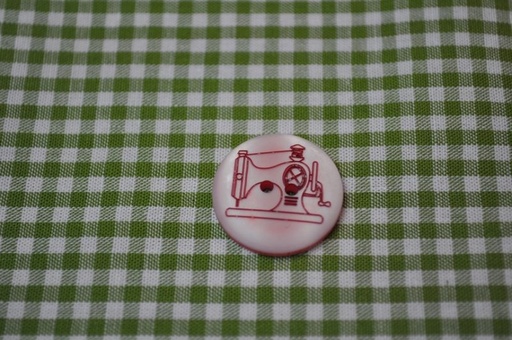 Kunstoff Knopf Nähmaschine rosa