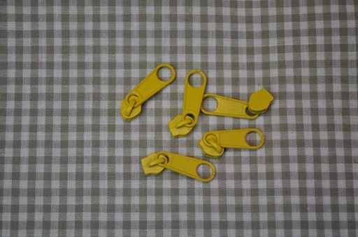 [70272.111] Schieber/Zipper 3 mm Reißverschluss gelb