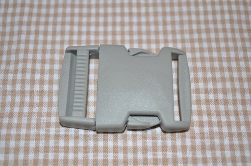 Steckschnalle 25 mm hellgrau