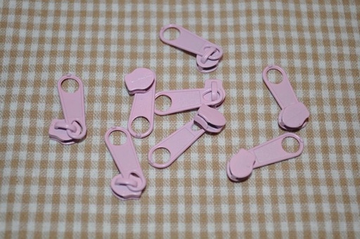 [70272.133] Schieber/Zipper 3 mm Reißverschluss hellrosa