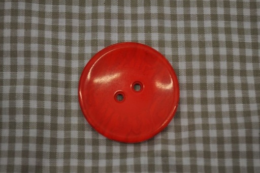 Knopf pearl groß rot