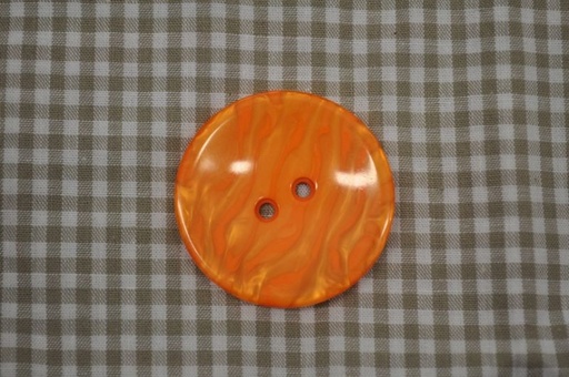 Knopf pearl groß orange