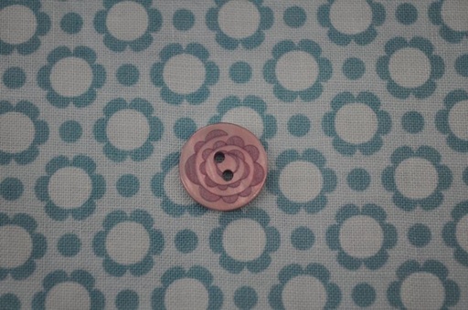 Knopf Blumenkreis klein flieder