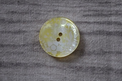Knopf White Flower gelb