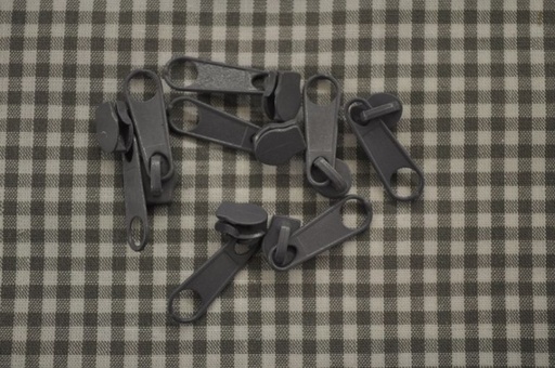 [70272.319] Schieber/Zipper 3 mm Reißverschluss grau