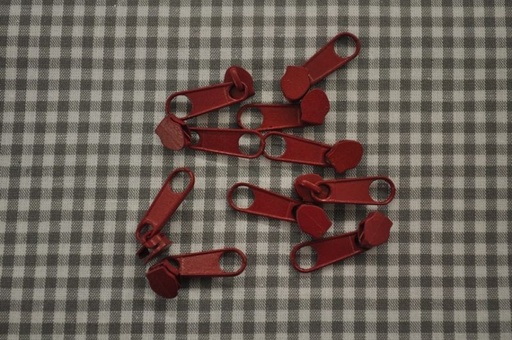 [70272.178] Schieber/Zipper 3 mm Reißverschluss weinrot