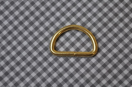 D-Ring 25 mm offen Gold