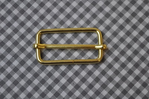 Schieber Gurtversteller Gold 15x30