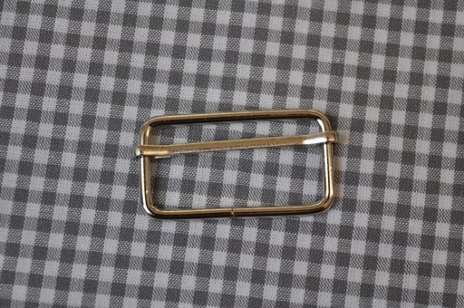 Schieber Gurtversteller Silber 15x30 mm