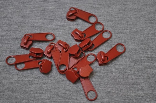 [70270.288] Schieber/Zipper 5 mm Reißverschluss Mahagoni