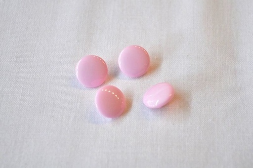 Knopf uni mit Öse 1,2cm rosa