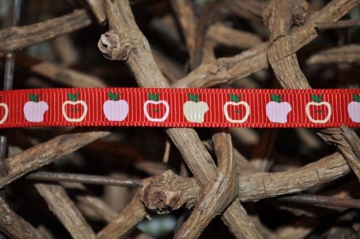 Ripsband *äpfelchen* rot