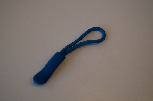 Reißverschluss Zipper Anhänger blau