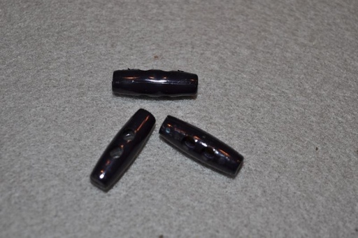 Polyesterknebel 2-Loch 2cm marine