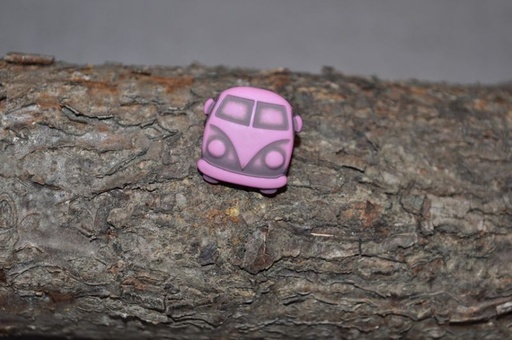 Polyester Knopf Öse Bulli rosa