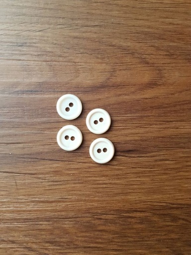 Knopf Uni creme 11mm