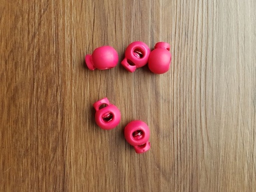 Kordelstopper 15x20mm pink