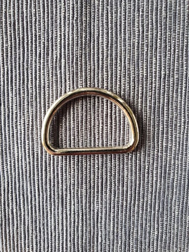 D-Ring 50mm geschlossen silber