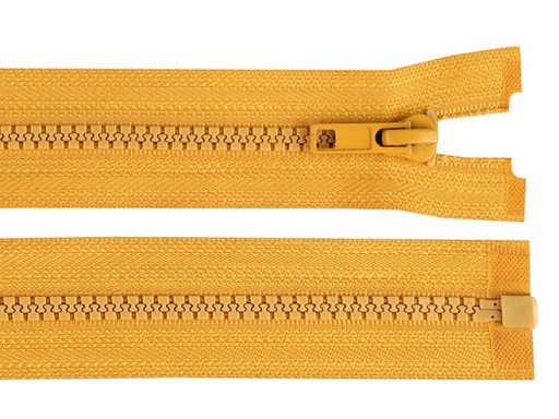Reißverschluss 55 cm Grob 5mm Senf