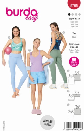 Schnittmuster Top Burda 5765